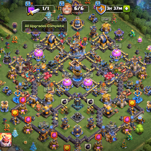 RARE 🎄 TH18 NEW-UP FULL MAX 🎄 RANK- NC YES | GG-MX!SB-MX!MM-MX!AF-MX!FA-MX!FB-MX!RS-MX!EB-MX | 301-XP | ALL HERO MAX - Image 3