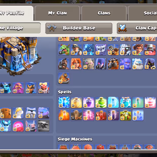 🔥33/38X MAX EQUIPMENT🔥TH 18 FULLY MAXED||26 SKIN/7 SCENERY||16 K LEGEND CUPS||HERO ALL MAX||BH MAX||262XP - Image 6