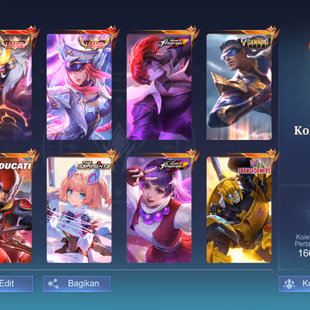 EMBLEM MAX HERO MAX SKIN 545 LEGEND 2 CC 3 KOF KARINA GUIN CHOU DAWNNING BRUNO NEXUS MARTIS TRANFORMRS X BROG ROGER  - Image 2