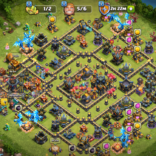 🔥EPIC FB-EB MAX!GG-SB-FA-MM-RS 26 LVL🔥XP 243!TH 17 NEAR MAX!HEROS:100-100-90-75-50!MAX WALLS!MAX DEFANCE!GOOD TROOS - Image 2