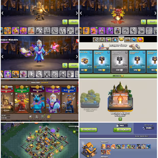 🔥Helper Hut Max🔥Th18 Wall Maxed With 3 Leauge Skins||14 Epic Max||931 Cwl Medals||Desert Night Scenery||Exp-2 - Image 4