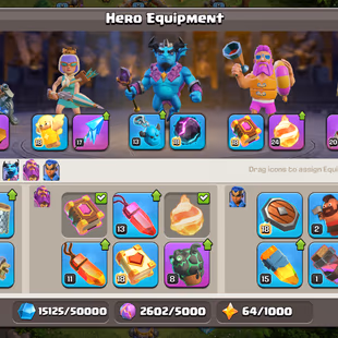 🔥TH 16 NEAR MAX🔥XP 212-HERO 90-90-72-62-42-EPIC GG 20 SB 23 FA 17 FB 24 EB 24 RS 20-NC YES-STRONG DEFENSE AND WALLS - Image 6