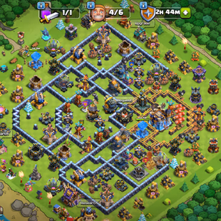 TH18 CLOSE MAX🔥7000-GEMS MAX WARDEN🔥224-XP FA/MAX MM/MAX FB/MAX EB/MAX DC!! FF!! HEROES 85-92-66-80-51!! NC-500 - Image 2