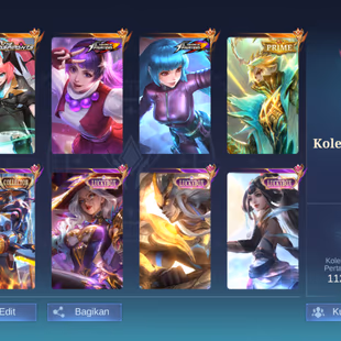 EC175|LV 105|HERO 131|SKIN 357|EXALTED IV|ALL EMBLEM MAX|3 KOF (KARINA,GUINEVERE,AURORA)|LAYLA ASPIRANTS|THAMUZ KUNGFUPA - Image 1