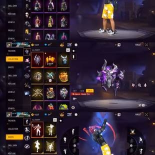 iOS/Android - Level 57 - Server NA - Rank Silver - Set 124 - Emote 18 - Pet 28 - Weapon 135 - Artifact 2 - Mythic 15 - E - Image 5