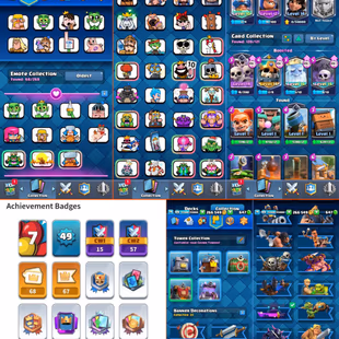 [ CHEAP ]🚀9108 TROPHY🚀16 MAX CARDS | 5 EVO CARDS | 3 ELITE CARDS | KT - 14 | ARENA 23 | 49 LEVEL | 68 EMOTES | 500  - Image 3