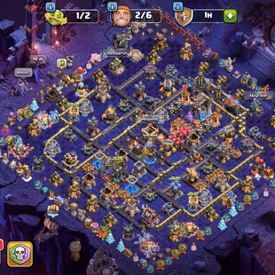 RR💥TH 18 [ HIGH DEFENCE ]💥5X HERO MAX 105/105/95/80/55/17 | 7 EPIC ALMOST MAX | COSMIC SCENERY | NC-YES HELPER HUT 4/4 - Image 1