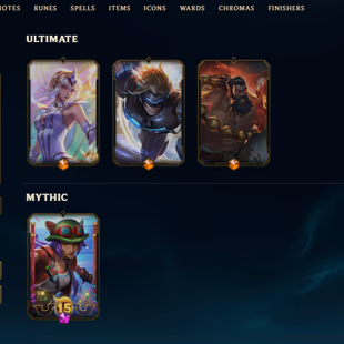 SEVER [ EUNE ] -257 LVL  - BRONZE III - 122 SKINS - 144 CHAMP [ 26990 BE - 97 RP ] - FULL ACCESS - Image 8
