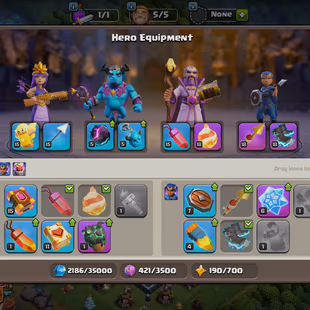 🔥TH 13 FULL MAX || HEROES 75-75-50-50-25 || 🔥14x EPIC EQUIPMENTS AND  6x EPIC MAX || RENAME AVAILABLE || SUPER ACCOUNT - Image 7