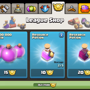 Th12 max nothing left || 3x scenery rare statue available | 5 epic equipment l| Gems 2000 || cwl medel 190|| Rename free - Image 6