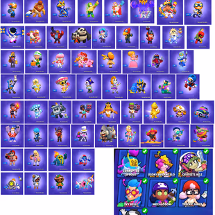 31 BRAWLERS 1000 TROPHIES | HC POCO SKIN | 74 SKINS | FREE NAME CHANGE | 2026 - Image 4