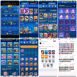 CR+BS Combo |Goblin Kissing Emote |XP 57 |16 Evolutions |11 Elites|62 Max Cards|61.7K Trophies|43 Max Brawlers|135 Emote - Image 3