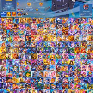 [IOS/ANDROID] CEL LVL 124 | 132 HEROES | 521 SKINS | MEGA 3 | COLLAB LOADED | 3 LEGEND INC LESLEY - 6 RARE COLLECTOR JJK - Image 3