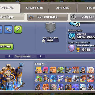 🌟BEST OFFER🌟TH 18 DEFENCE MAX | 5X HERO ALMOST MAX 103/105/92/80/55/7 | 15 EPIC EQUIPMENT 6 EPIC MAX! BUILDER BASE MAX - Image 3