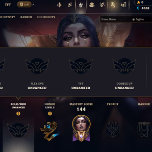 SEVER [ OCE ] - 73 LVL  - GOLD LAST RANK - 18 SKINS - 54 CHAMP [ 4333 BE - 0 RP ] - FULL ACCESS  - Image 1