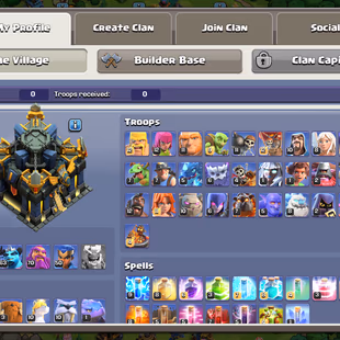 🔥40500 GEMS TH 17 ALMOST MAX🔥XP 220-HERO 95-95-70-50-EPIC SB 26 FB[MAX] EB[MAX] GG 14-MEDALS 628-STRONG DEFENSE-BEST - Image 3