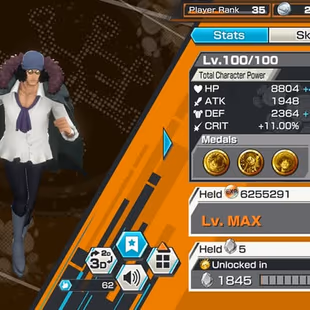 [4122][IOS+ANDROID] 11 EX - 8 Max - Kizaru + Light + Garp + Kuzan + 2 Kaido + S-Snake + Roger + Lucci , Support 161 - Image 8