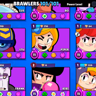 111X PRESTIGE/METEORIC | 123K TROPHY - 425X SKINS | RAREST | 101/101 BRAWLER | 75X MAX | 75X HYPER | 3v3 WINS | BEST DEL - Image 8