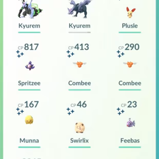 🔥LEVEL 50 💎 SHINY LEGENDARY FUSED KYUREM BLACK [] 10 SHINY [] 9 LEGENDARY [] RENAME AVAILABLE  - Image 7