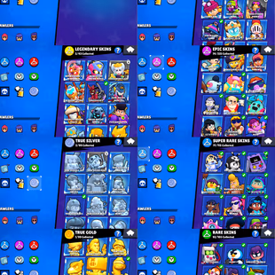 72k TROPHIES | FURIOUS FANG | 62 MAX POWER BRAWLER | 94 BRAWLER UNLOCK | 40 HYPERCHARGE | 256 SKIN | RENAME AVAILABLE  - Image 6