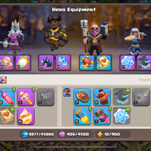 🔥TH 15 - 12 EPIC EQUIP (8 EPIC LV 17 UP)🪖 XP 205 | PET 8 | CWL 835 | NC FREE | MUCH OBSTACLE & MAGIC | 83-90-62-61-39 - Image 8