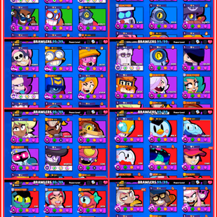 👑64K TROPHIES SOLAR FAME 2 MYTHIC 196 XP LEVEL 320 OP SKINS 52 HYPERCHARGED 60 MAX🔥 SHERIF SHELLY INSTANT DELIVERY  - Image 4