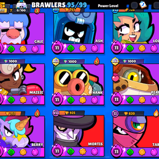 🔥TROPHIES 77777🔥 BRAWLERS 95 [] MAX BR 59 [] HYPER 37 [] SKINS 260 - Image 4
