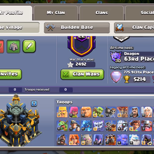 🌟BEST OFFER🌟TH 17 NEAR MAX | HERO 100-100-84-75-40 | 14 EPIC EQUIPMENT | ALMOST MAX TROP | BUILDERBASE FULL MAX XP-252 - Image 4