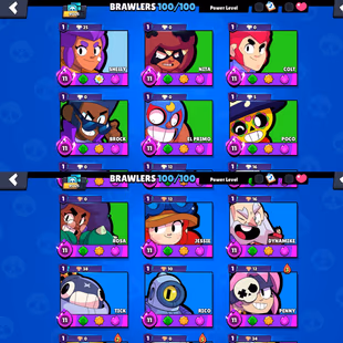 95K Trophies | 100 Heroes | 73 Max Level  | 86 Supercharger | 371 Skins |  83 Titles | 19.8K 3v3 | The More... - Image 5