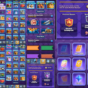 Lvl 81🔥KT-16🔥Level 16 Card 36x [] Evo 36x [] Elite 100x [] Tower Skins 42x [] 236 Emotes Rare Rainbow Prince-Crying - Image 3