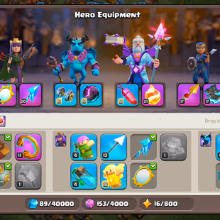 BEST OFFER | FOR TH 18 | LEAGUE WARDEN | HIGH DEF ACC | HEROES: 58-60-28-41-31 | 9 EPIC TOTAL | 4X EPIC 20 LVL |NC FREE - Image 6