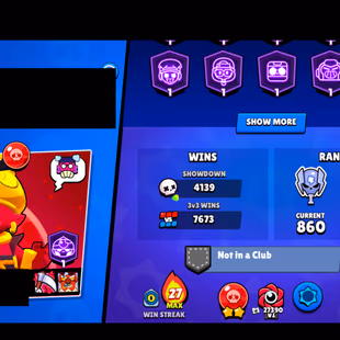 310 SKINS | 81.800 TROPHIES | 100 BRAWLERS | 28 HYPERCHARGE | 30 MAX | 61 PRESTIGE | 6 BUFFIES | 80K - Image 6