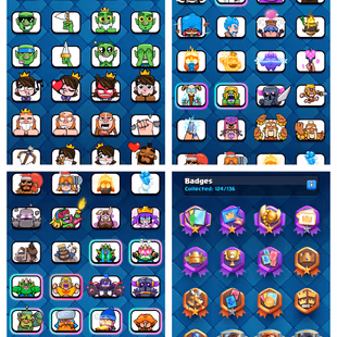 🔥12 Cards Lv15 [ 3 Max ]🔥 29 Evo! 10533 Trophy! Level 63! KT Level 15! 110 Old Emote! 124 Badges ! - Image 4