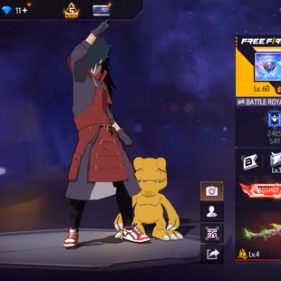 X182|Lvl 60|57 CHARACTER|165 COSTUME(22 MYTHIC)|268 WEAPON(5 EVO+45 MYTHIC)|M1014 Green Draco LvL 4|FAMAS Demonic Lvl 3| - Image 1