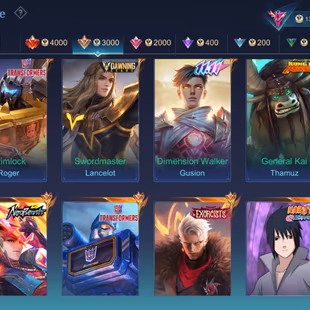 ML-400 Skins 381 [ 2 Legend ] Ex Immortal 161 / Dawning Lancelot / FannyAspirants / Neobeast + Lord Shen Ling - Image 4