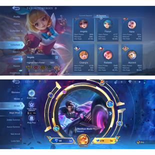 MOONTON | LV 152 | ⭐3X LEGEND - 3X KOF - ASPIRANTS FANNY - SANRIO CLAUDE AND FLORYN⛄ | HERO 131 | SKIN 486 | BP 553K - Image 4