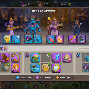 🔥TH 13 FULL MAX || HEROES 75-75-50-50-25 || 🔥14x EPIC EQUIPMENTS AND  6x EPIC MAX || RENAME AVAILABLE || SUPER ACCOUNT - Image 6