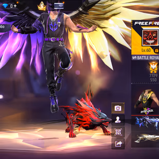 EP301|Lv60|5YearsOld|BooyahPassS678|65Char|244Costume|2LEGENDARYBUNDLE(Dark Paradox, Scorpio Void, Scorpio Void)|251Weap - Image 1