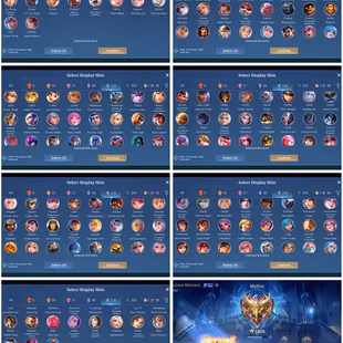 [IOS/ANDROID] CEL LVL 88 | 132 HEROES | 483 SKINS | MEGA 4 | OP SKINS | 5 LEGEND INC LESLEY GRANGER - 8 COLLECTOR LING - Image 6
