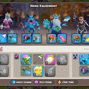 🚀TH16 DONATION ACCOUNT🚀HEROS LVL 47-58-41-36-17 | EPIC EQUIPMENTS  | INSTANT DELIVERY - Image 4