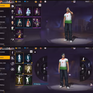 Free fire MENA server//2 TIME CS HEROIC//1 TIME BR HEROIC//STILL HEROIC CS//GOOD COLLECTION//NAME CHANGE CARD AVAILABLE - Image 2