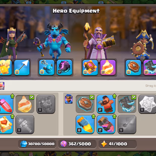 🔥40500 GEMS TH 17 ALMOST MAX🔥XP 220-HERO 95-95-70-50-EPIC SB 26 FB[MAX] EB[MAX] GG 14-MEDALS 628-STRONG DEFENSE-BEST - Image 5