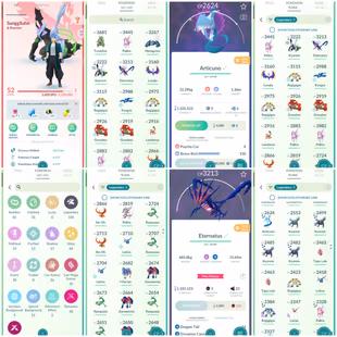 LEVEL 52 😍 9 SHINY LEGENDARY 🔥 104 LEGENDARY | 44 SHINY | 48 DYNAMAX | 3 SHINY GIGANTAMAX | 21 SPECIAL BG. - Image 1