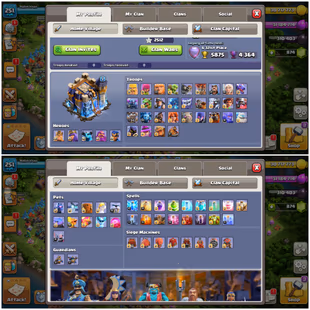 🔥XP 251!TH 18 NEAR MAX🔥HEROS:105-105-95-80-55!MAX WALLS!7 EPIC MAX!PET MAX!INSTANT DELIVERY  - Image 3