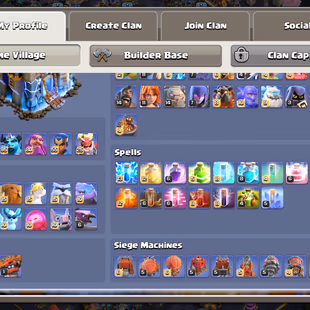 XP 242 | TH18 FULL MAX ALL HEROES | 46 SKINS | NICE EQUIPMENT | 10 SCENERY | 8 MAX EPIC |FULL MAX BUILDER BASE - Image 3