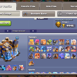 Th18 Almost Max | Hero-100-104-80-55 | Equipment-13-Epic Almost Max | XP-240 | Defence Wall Max | NC-Yes | BEST-DEAL - Image 3