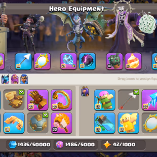 🔥RAREST COSMIC FULL SET🔥[TH18] FULLY MAX || PROFILE FULL MAX  ||  ALL HELPER MAX || 10 EPIC EQUIPMENT MAX || CHEAPEST - Image 7