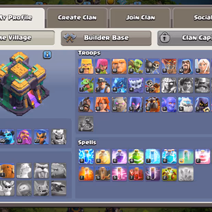 🔥[ TH-13 MAX NEWLY TH-14 NEAR MAX ]🔥 GREAT EQUIPMENT || HEROS: 76-76-50-51-27 || NICE TROOPS - DEFENCES - HEROS  - Image 3