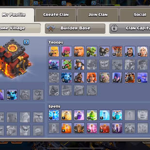 RARE 3x 2012 XMAS TREE - RED GIFTS - TOWNHALL 10 - 40-40-20 HERO - 2200 GEMS - AVAILABLE - GOOD DECORATION  - Image 2