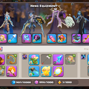 🌟20x RARE SCENERY🌟FULL MAX PROFILE| TH-18 MAX DEFNCE | ALMOST 10 EPIC MAX | FROST AGE SET | COSMC SET-1 SKIN | ORC SET - Image 7